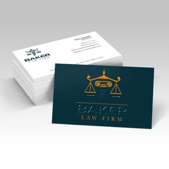 Raised Spot UV Business Cards