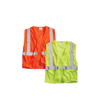 ANSI 107 Class 2 Economy Mesh Zippered Vest