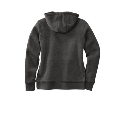 Carhartt Womens Clarksburg Full Zip Hoodie Carbon Heather Back