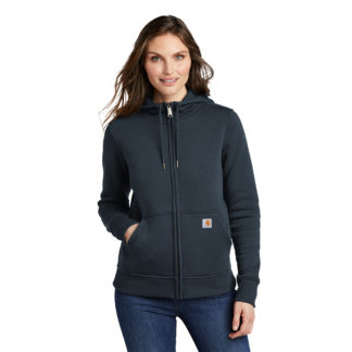 Carhartt Womens Clarksburg Full Zip Hoodie Navy