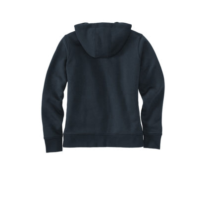 Carhartt Womens Clarksburg Full Zip Hoodie Navy Back