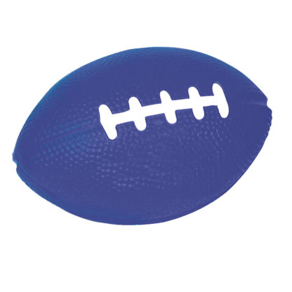 Custom Football Stress Balls Blue
