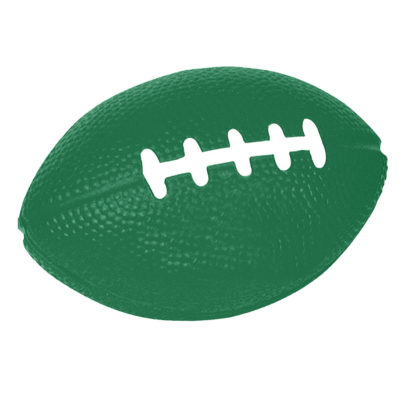 Custom Football Stress Balls Green