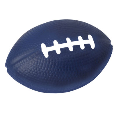 Custom Football Stress Balls Navy