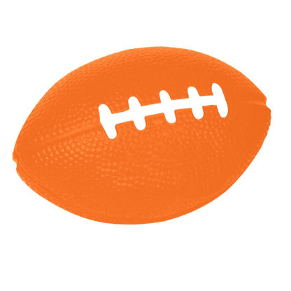 Custom Football Stress Balls Orange