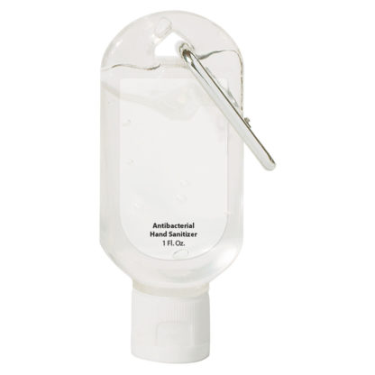Custom Hand Sanitizer with Carabiner 1 Oz