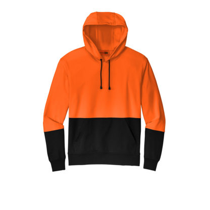 Custom Safety Hoodies Safety Orange Front