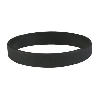 Custom Silicone Bracelets Black