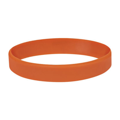 Custom Silicone Bracelets Burnt Orange