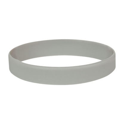 Custom Silicone Bracelets Grey