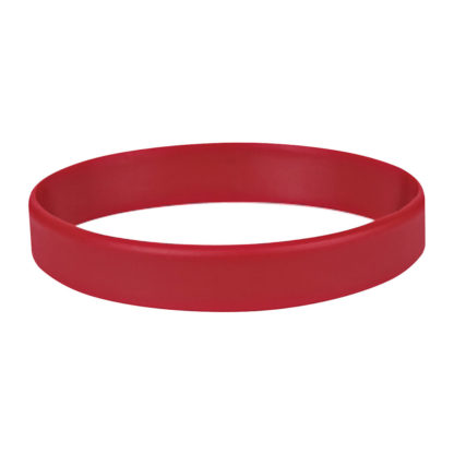 Custom Silicone Bracelets Maroon