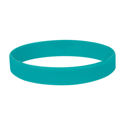 Custom Silicone Bracelets Teal