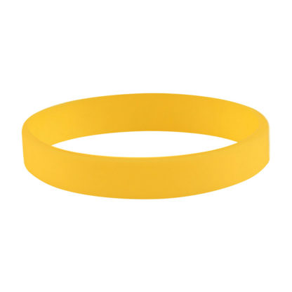 Custom Silicone Bracelets Yellow