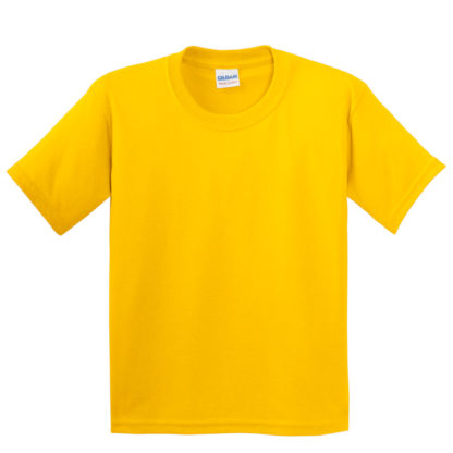Gildan Youth Heavy Cotton 100 Cotton Tshirt Daisy Yellow