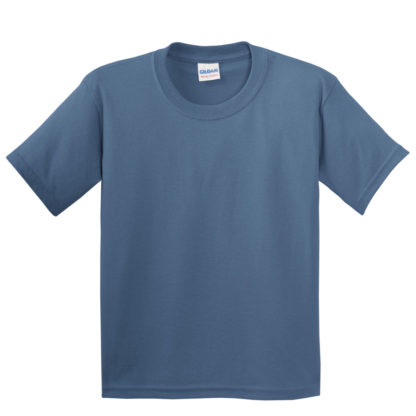 Gildan Youth Heavy Cotton 100 Cotton Tshirt Indigo Blue