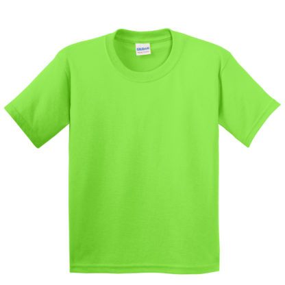 Gildan Youth Heavy Cotton 100 Cotton Tshirt Lime Green