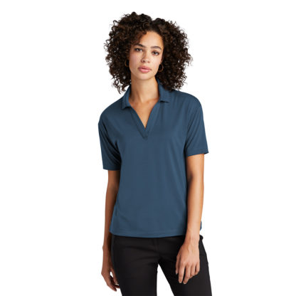 Mercer+Mettle Women’s Stretch Jersey Polo Insignia Blue Custom