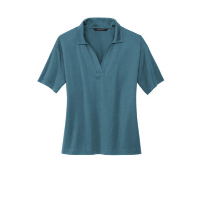 Mercer+Mettle Women’s Stretch Jersey Polo Parisian Blue Custom