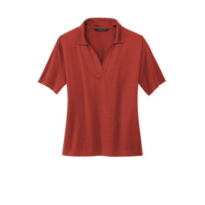 Mercer+Mettle Women’s Stretch Jersey Polo Terracotta Custom