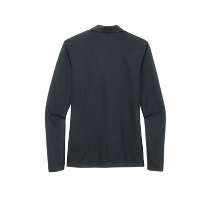 Nike Ladies Dri-FIT Micro Pique 2.0 Long Sleeve Polo Anthracite