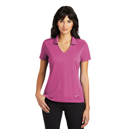 Nike Ladies Dri Fit Vertical Mesh Polo Model
