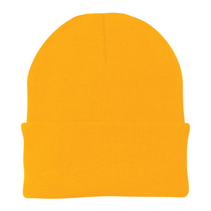 Port and Company Knit Cap Athletic Gold