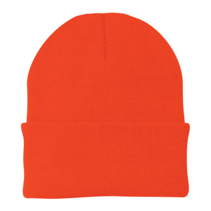 Port and Company Knit Cap Athletic Orange