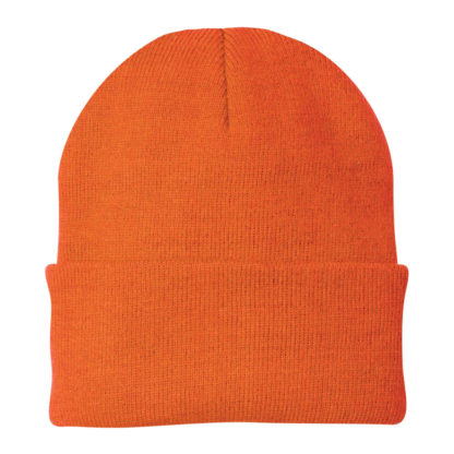 Port and Company Knit Cap Neon Orange