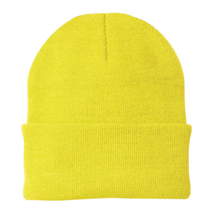 Port and Company Knit Cap Neon Yellow