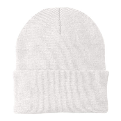 Port and Company Knit Cap White