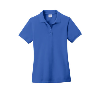 Port and Company Ladies Combed Ring Spun Pique Polo Royal Blue