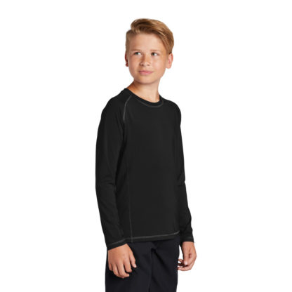 Sport-Tek ® Youth Long Sleeve Rashguard Tee - Image 4
