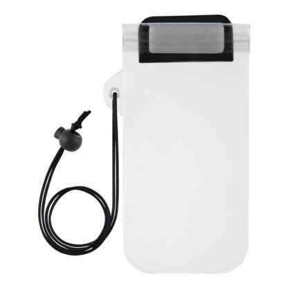Waterproof Phone Pouch with Cord Custom Black