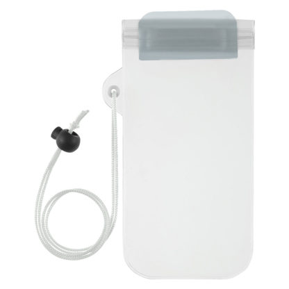 Waterproof Phone Pouch with Cord Custom Clear
