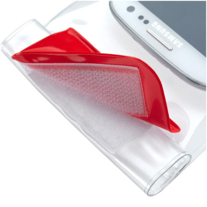 Waterproof Phone Pouch with Cord Custom Red