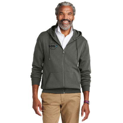 Brooks Brothers Double-Knit Full-Zip Hoodie Custom - Image 2