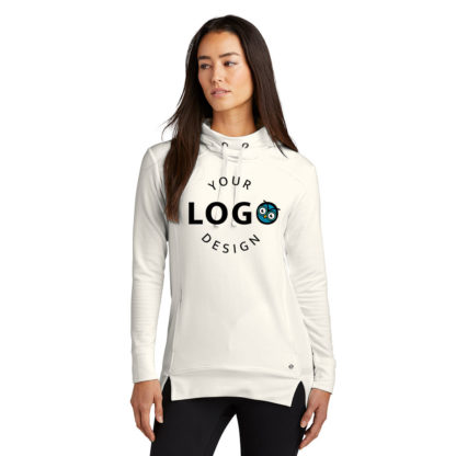 Custom Womens Hoodie White Center Logo
