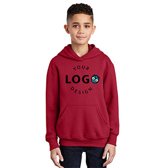 Custom Youth Hoodie Red