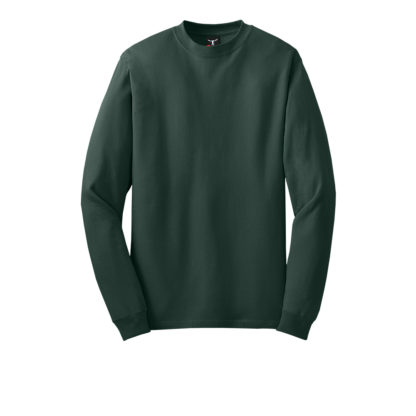 Hanes® Beefy-T® - 100% Cotton Long Sleeve T-Shirt - Image 8