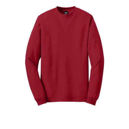 Hanes® Beefy-T® - 100% Cotton Long Sleeve T-Shirt - Image 10