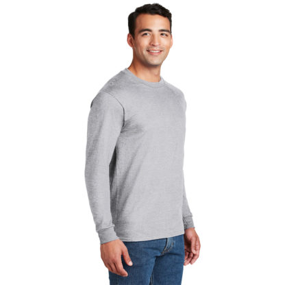 Hanes® Beefy-T® - 100% Cotton Long Sleeve T-Shirt - Image 3