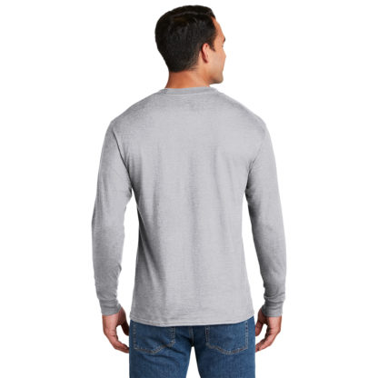 Hanes® Beefy-T® - 100% Cotton Long Sleeve T-Shirt - Image 4