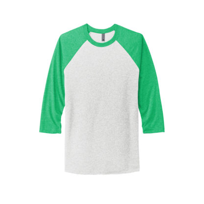 Next Level Apparel® Unisex Tri-Blend 3/4-Sleeve Raglan Tee - Image 8