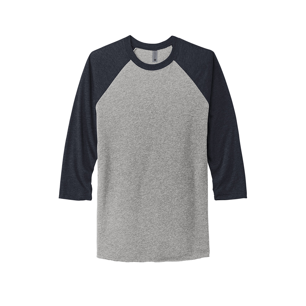 Next Level Apparel Unisex Tri-Blend 3/4-Sleeve Raglan Tee