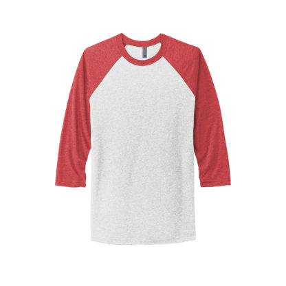Next Level Apparel® Unisex Tri-Blend 3/4-Sleeve Raglan Tee - Image 12