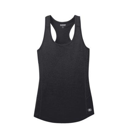 Ogio Endurance Ladies Racerback Pulse Tank Blacktop