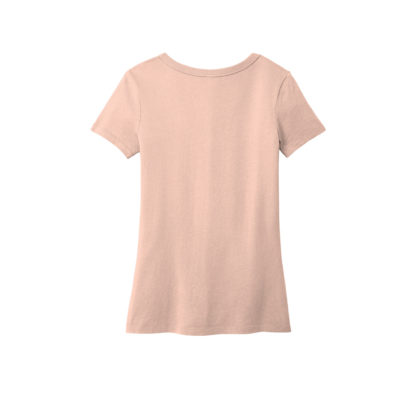 Port and Company Ladies Beach Wash Garment Dyed V Neck Tee Peach