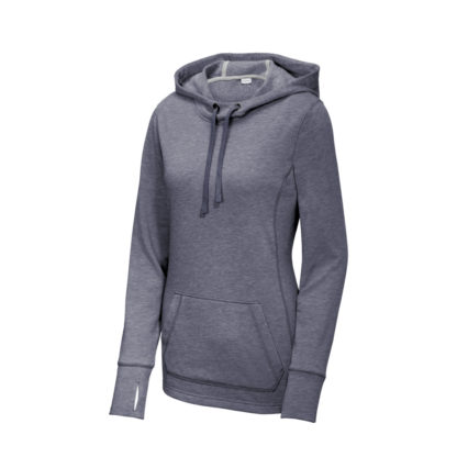 Sport-Tek ® Ladies PosiCharge ® Tri-Blend Wicking Fleece Hooded Pullover - Image 4