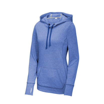 Sport-Tek ® Ladies PosiCharge ® Tri-Blend Wicking Fleece Hooded Pullover - Image 10