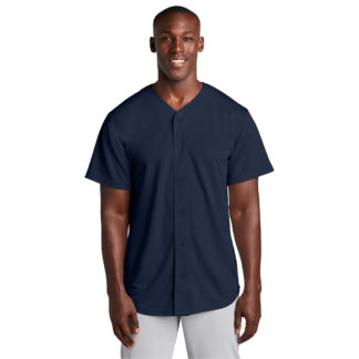 Sport-Tek® PosiCharge® Tough Mesh Full-Button Jersey
